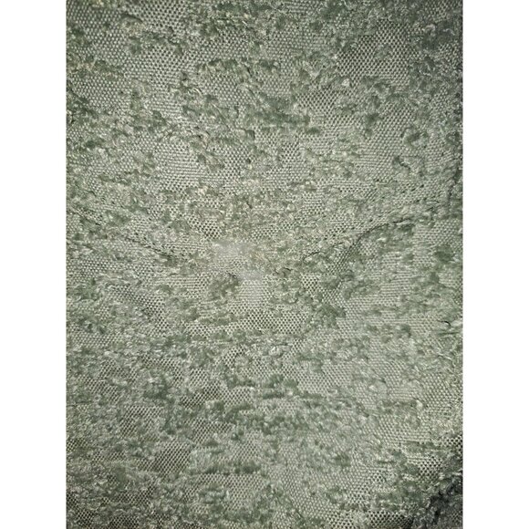 Polargram Textured Button Up Shacket Womens M Green Long Sleeve (Flaw) - Picture 3 of 7